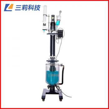 SJS212-10L升降調(diào)速玻璃反應(yīng)釜 自動升降反應(yīng)器