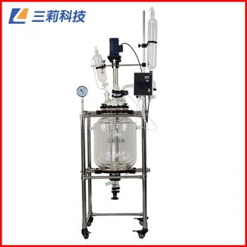 S312-50L三層玻璃反應釜 50升玻璃反應器